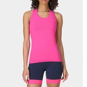 SWEATY BETTY Pink Athlete Seamless Workout Tank Top- Size M-